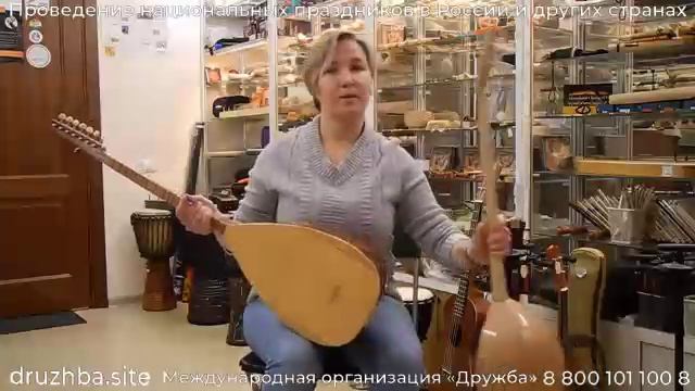 Семиструнный саз. Национальные музыкальные инструменты. смотреть онлайн