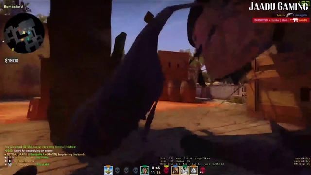 CS GO Intense Match team GOTIBAJeSports on Fire - Live Stream with JAADU ! смотреть онлайн