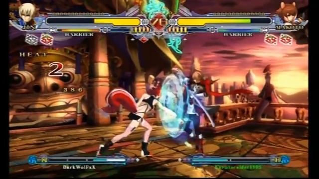 Blazblue CS2 Online Match Jin Kisaragi vs Makoto Nanaya смотреть онлайн