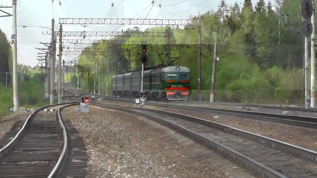 Электропоезд ЭР2Т-7140 станция Пожитково смотреть онлайн