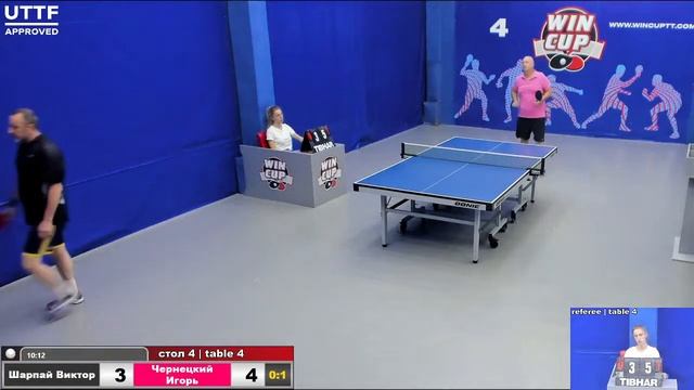 13:30 Шарпай Виктор 0-3 Чернецкий Игорь стол 4 ЮГ-4 30.06.21 смотреть онлайн