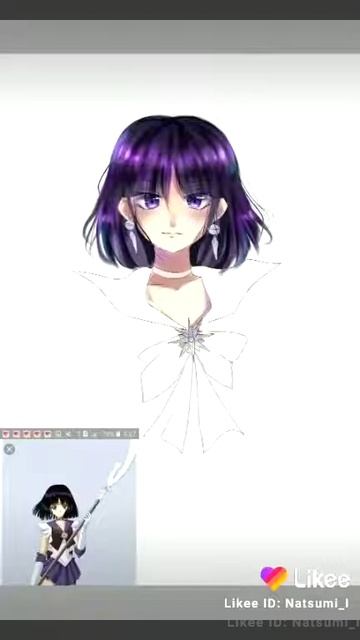 Сейлор Сатурн, спидпеинт ъоъ. [ Ibis Paint X ] смотреть онлайн