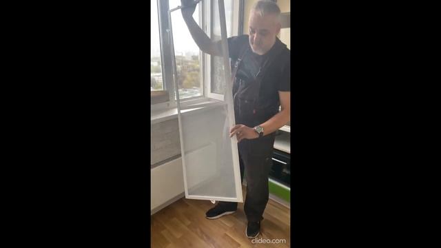 Установка вставной москитной сетки о Геометрии Сеток! смотреть онлайн