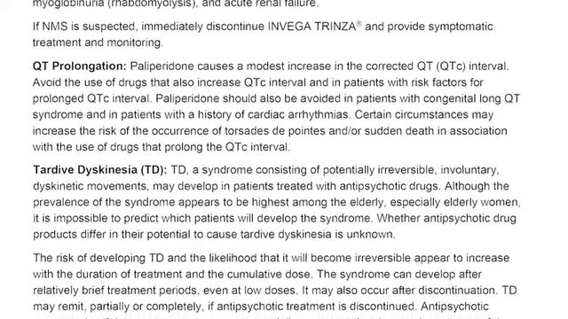 INVEGA TRINZA® (paliperidone palmitate) Instructions for Use смотреть онлайн