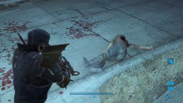 Pleasantly Discovered Fallout 4's Marcy Long Can Die! Bye Bye, B!tch!
