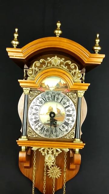 Настенные часы Sallander Orfac с немецким механизмом FHS. Голландия смотреть онлайн