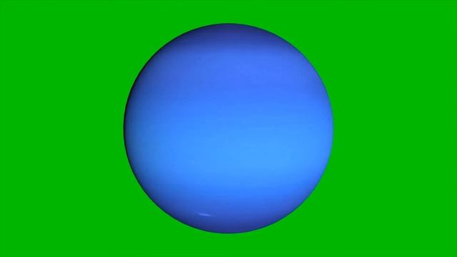 Green Screen Planet Neptune 360 Degree HD LOOP