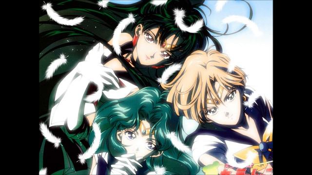 Sailor Moon Super Soundtrack - Sailor Uranus, Neptune and Pluto transformation смотреть онлайн