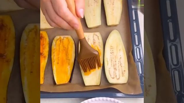 Баклажаны в духовке #tastyfood #рецепт #быстрыйужин #кулинарныерецепт