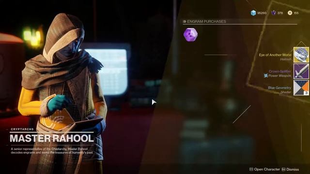 Destiny 2 Opening 10 Legendary Engram, 2 Exotic Engram And A Prototype Engram.