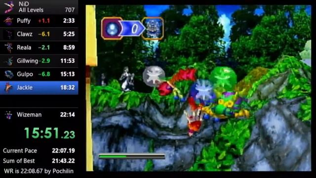 (WR) NiGHTS into Dreams Speedrun (Sega Saturn) - All Levels in 22:04.147 смотреть онлайн
