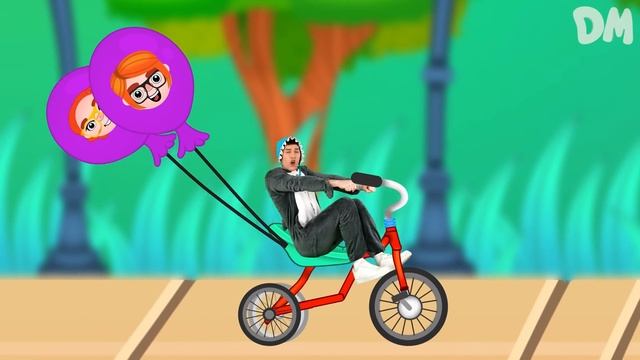 Воздушный шар Семья пальцев | Детские песни | учимся считать | Dominoki На Русском смотреть онлайн