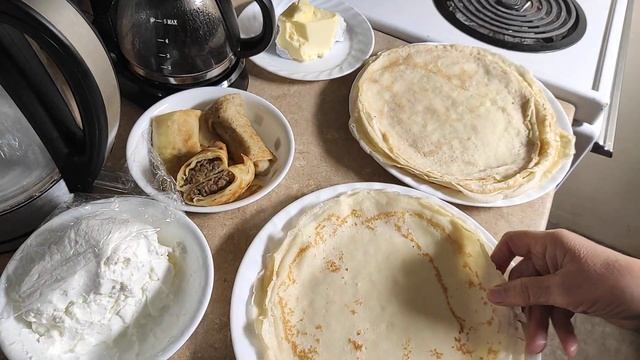 Млинці з добавкою крохмалю ( налисники). #смачно #готуємовдома #кухня #україна #рекомендую смотреть онлайн