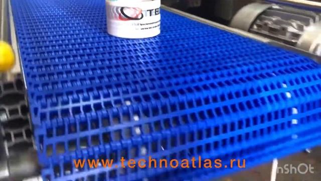 Конвейер ленточный с модульной лентой www.technoatlas.ru смотреть онлайн