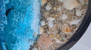 стол-море из эпоксидной смолы