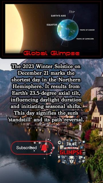 Understanding the 2023 Winter Solstice: Earth's Axial Tilt and Seasonal Changes смотреть онлайн