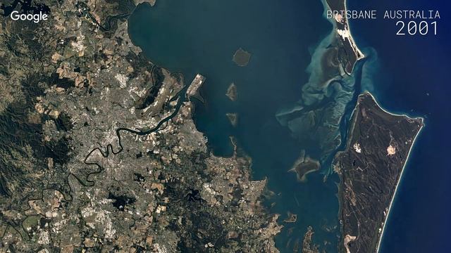 Google Earth Timelapse: Brisbane, Australia смотреть онлайн