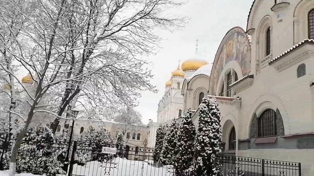 Санкт-Петербург. Воскресенский Новодевичий монастырь. 5.03.2023. смотреть онлайн