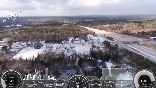 Testing the max distance on a bebop2 смотреть онлайн