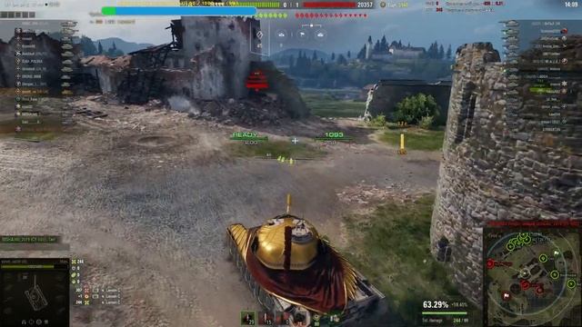 Граю в World of Tanks)) Progetto M35 mod. 46 «Mars» смотреть онлайн