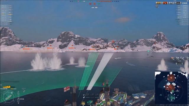 Neptune - 308k DMG || World of Warships смотреть онлайн