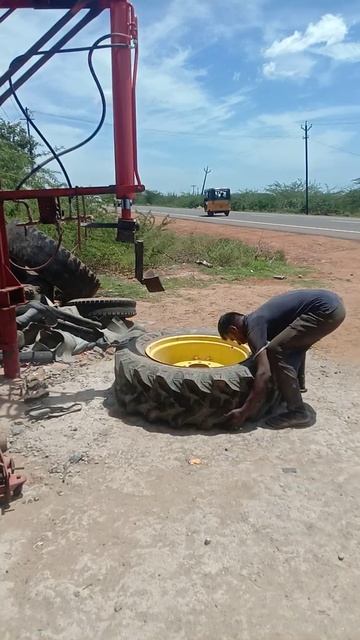 tractor tyre bead open machine#shorts смотреть онлайн