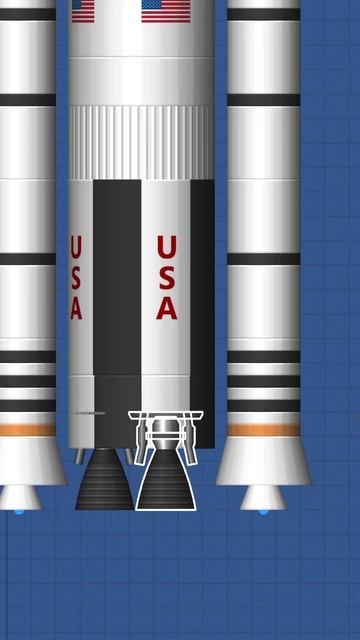 Saturn V + SLS + N1 Moon Rocket Combination #shorts смотреть онлайн