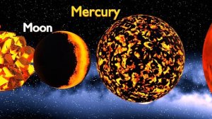 Planets asteroid impact Size Comparison in the Solar System☄️🌎🔥