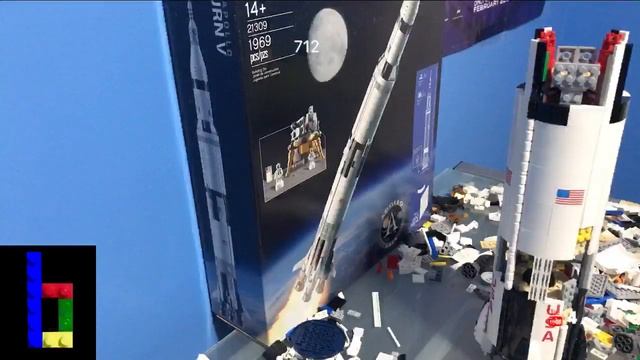 Building the Lego Saturn v part 7 смотреть онлайн