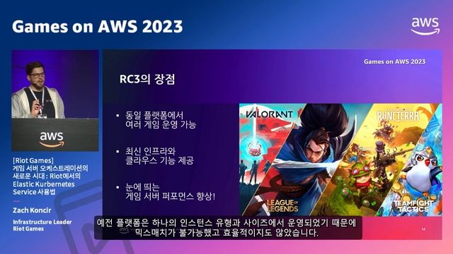 [트랙 1-3] Riot Games - 게임 서버 오케스트레이션의 새로운 시대 : Riot에서의 Elastic Kurbernetes Service 사용법 смотреть онлайн