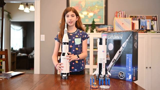 2020 Clara’s LEGO Build of the Saturn V Rocket смотреть онлайн