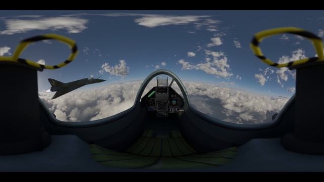 Mirage 2000 cockpit 360 in Blender (4K) смотреть онлайн
