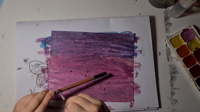 Art Рисуем небо(волшебное) космос, радуга. (ДЕТСКОЕ ТВОРЧЕСТВО) Kids смотреть онлайн