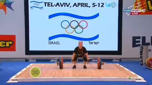 KRANZ Yvonne 2j 116 kg cat. 75 European Weightlifting Campionship 2014 смотреть онлайн