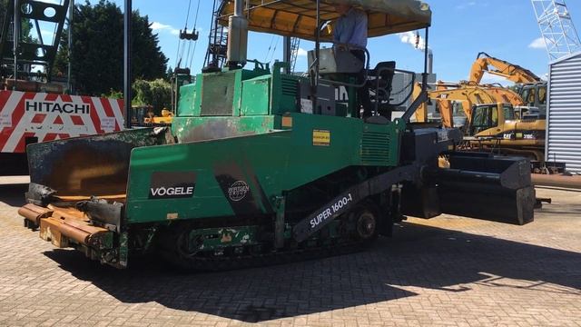 Vögele 1600 1 Год 2003 Наработка 7100 м ч Video 2 смотреть онлайн