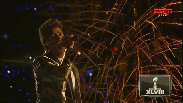 SUPER BOWL 2014 XLVIII - Bruno Mars ( Live ) " Just The Way You Are " HD смотреть онлайн