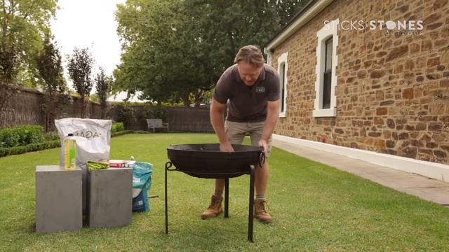 Kadai Fire Pit Maintenance with Sticks and Stones Outdoor Adelaide смотреть онлайн