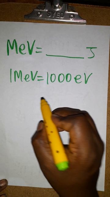 1 mega electron volt is equal to смотреть онлайн