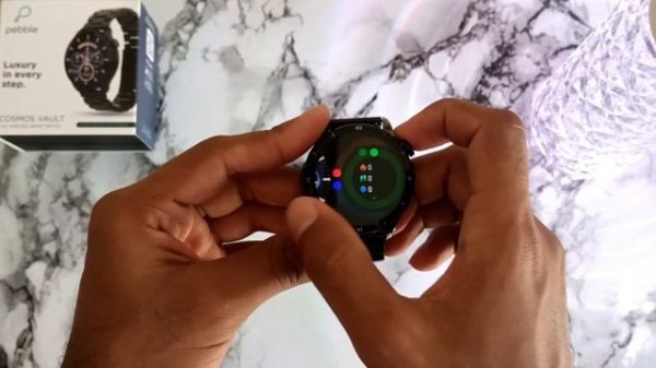 Pebble Cosmos Vault Smartwatch 🔥Unboxing And Review 🔥BEST ROUND DIAL SMARTWATCH UNDER 2999