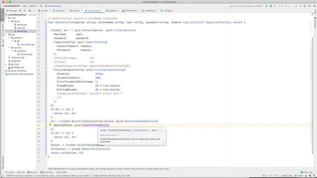 Couchbase Go SDK v2 смотреть онлайн