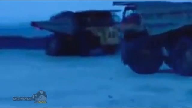 Дрифтинг на грузовом автомобиле БЕЛАЗ hd720 смотреть онлайн