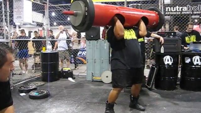 Grant Higa (240 lbs Log x 6 reps demo in the CAGE) смотреть онлайн