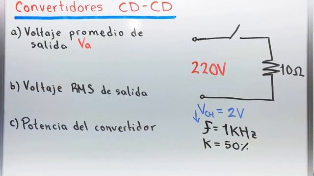 ✅CONVERTIDORES CD-CD Introducción| MUY FÁCIL de ENTENDER | Curso ELECTRÓNICA de POTENCIA смотреть онлайн