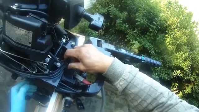 How to start a small outboard on dry land? 2011 Mercury 8 hp 4 stroke смотреть онлайн
