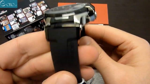 TISSOT T-Race Automatic Black Rubber Chrono Mens Watch T0484272705700 - E-oro.gr