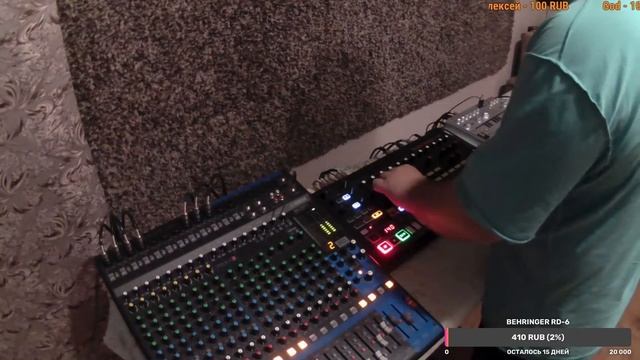 Synthesizer Korg Ms-20 CV Behringer TD-3 midi clock RD-8 смотреть онлайн