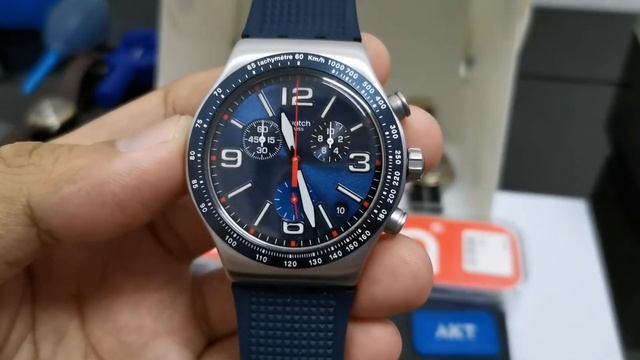 Hands on : Swatch Blue Grid YVS435 смотреть онлайн