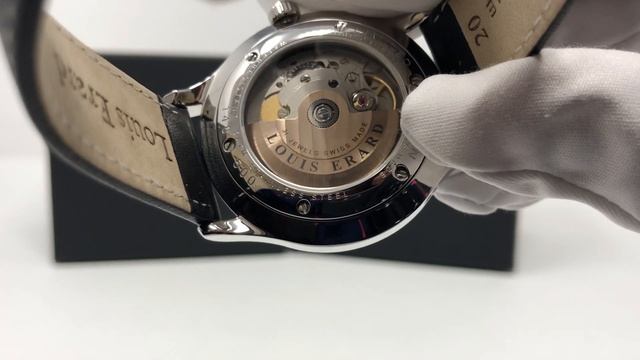 Louis Erard Automatic Watch 1931 Small Seconds Limited Edition Black 66226AA22