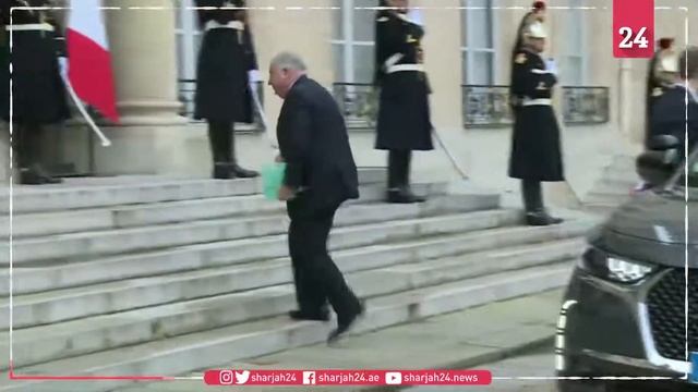 FNSEA agricultural union president arrives at the Elysee Palace смотреть онлайн