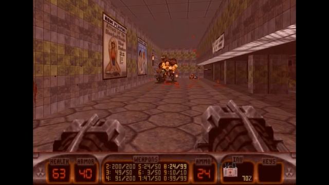 MS -DOS , Duke Nukem 3D , Shrapnel City , Rabid Transit , Episode 3 , Level 6 смотреть онлайн